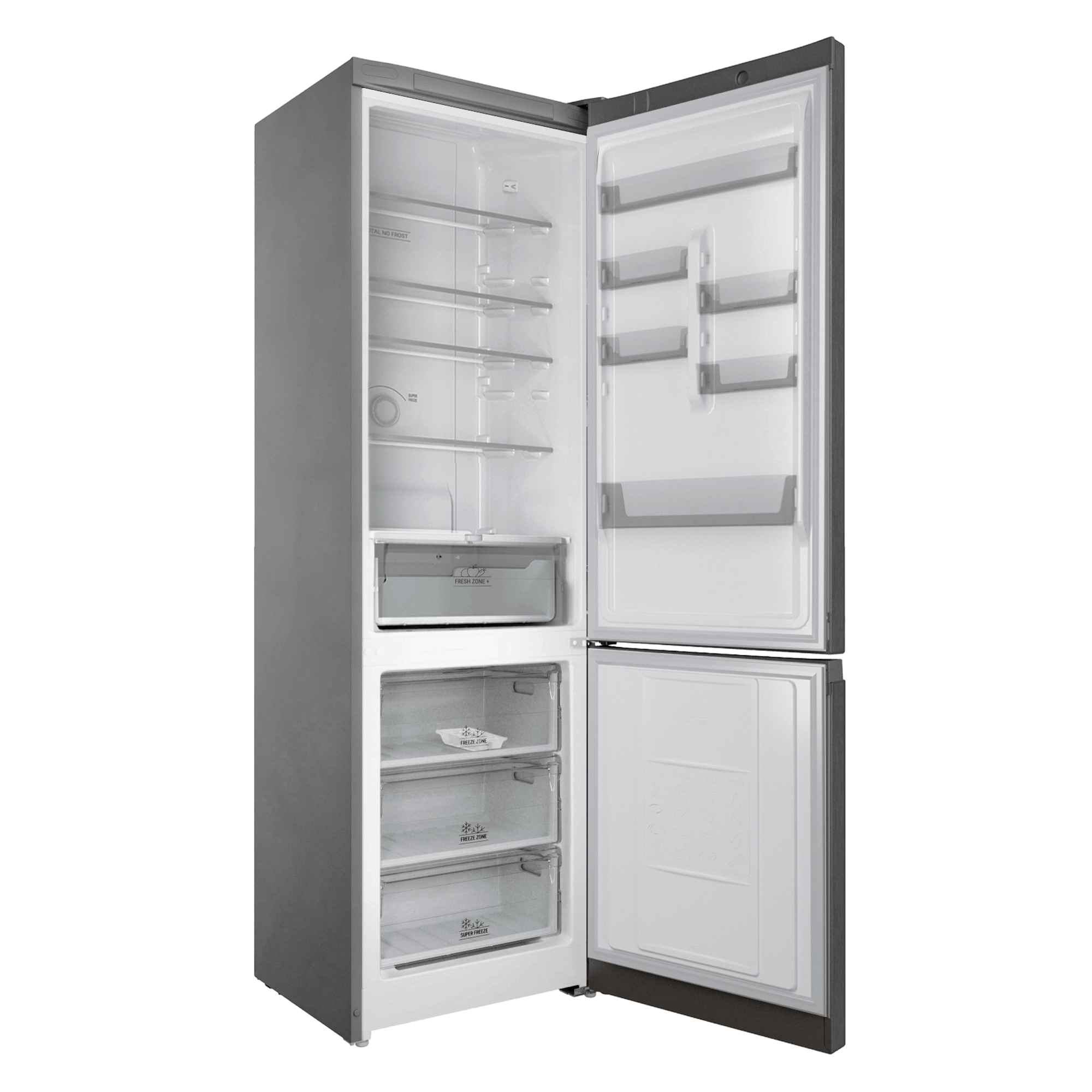 Холодильник Hotpoint HT 6200 MX нержавеющая сталь двухкамерный (FNF)