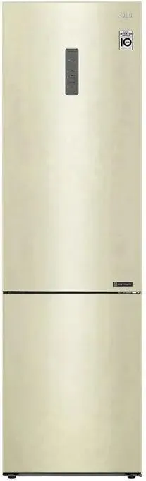 Холодильник LG GA-B509CEWL бежевый двухкамерный (FNF, Inverter)