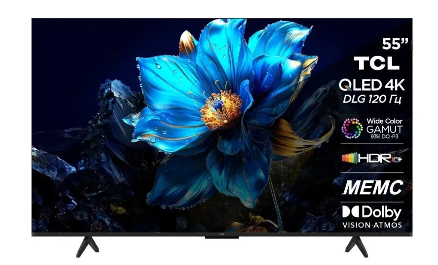 Телевизор TCL 55P7K 4K UHD QLED 55", Smart (Google TV)