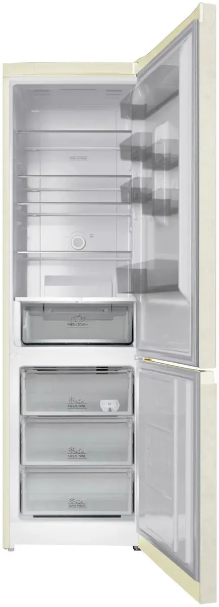 Холодильник Hotpoint HT 6200 AB бежевый мрамор двухкамерный (FNF)