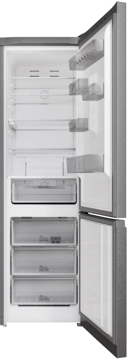Холодильник Hotpoint HT 7201I DX O3 графит двухкамерный (FNF, Inverter)