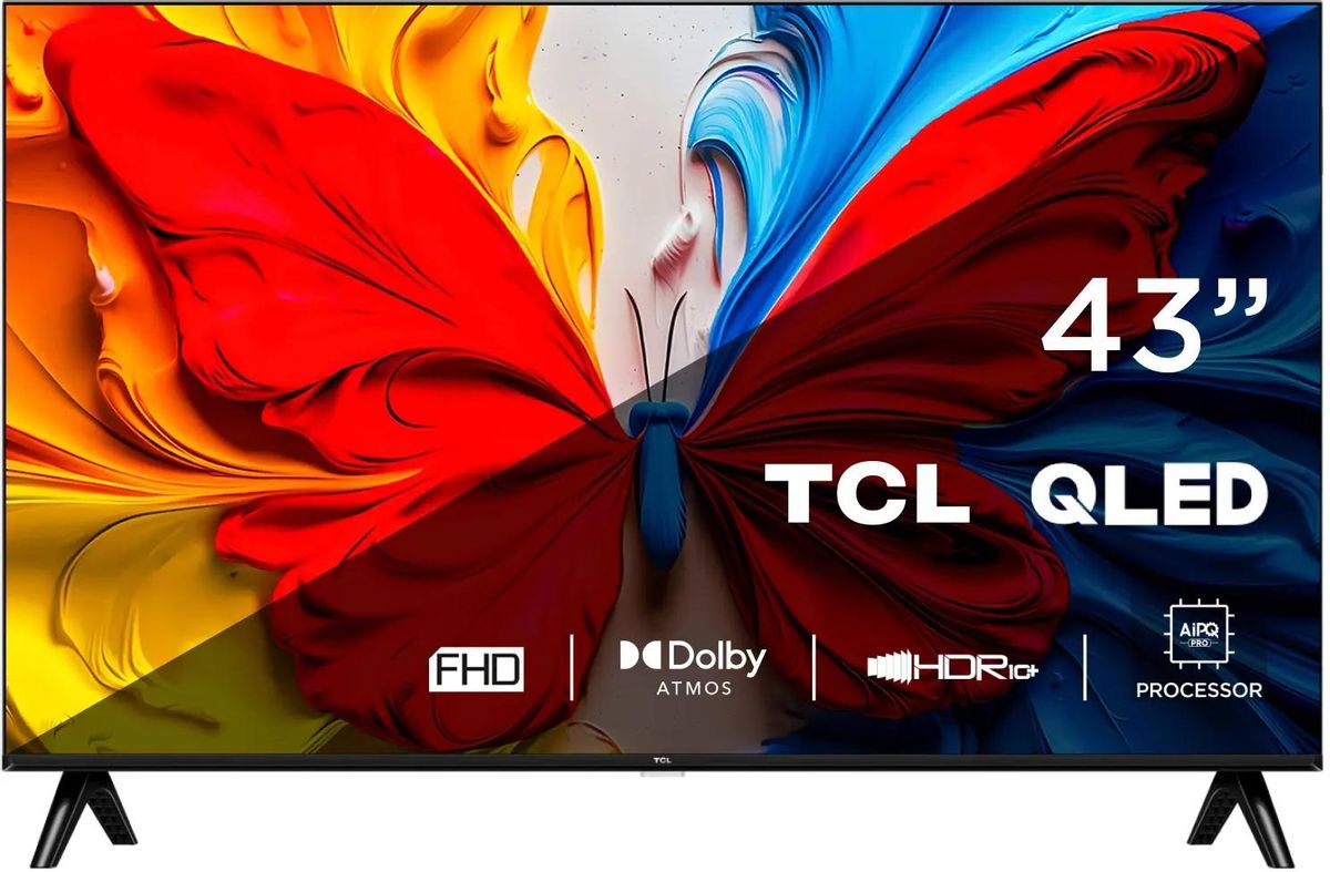Телевизор TCL 43S5K FHD QLED Smart (Google TV)